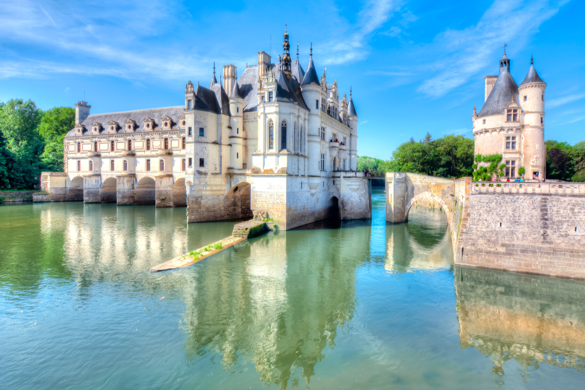 zamki nad loara chenonceau francja