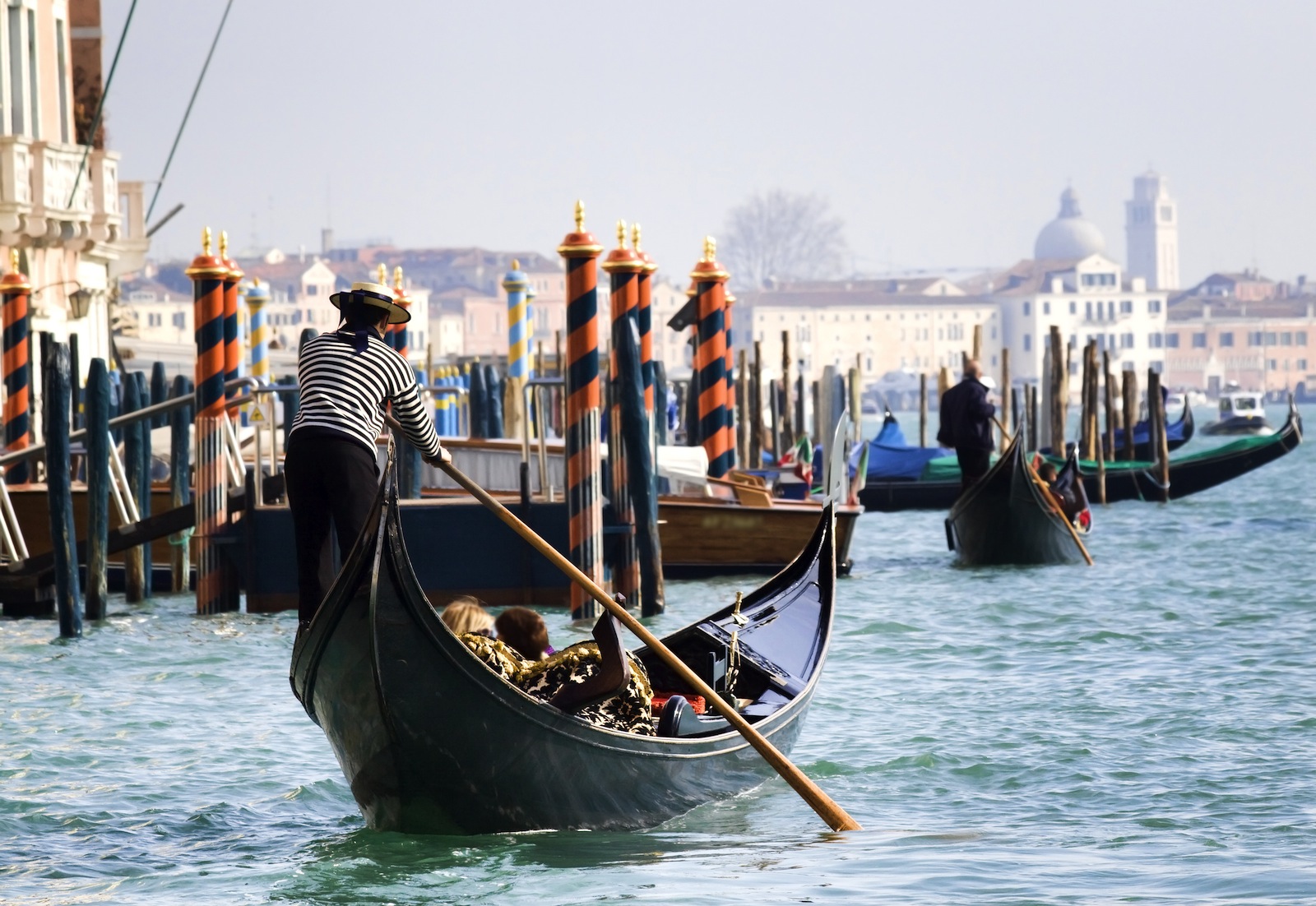 Gondola towards San Marco, Venice