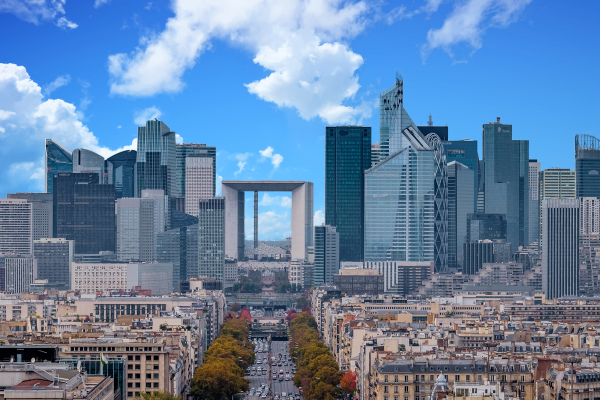 paryż francja ladefense