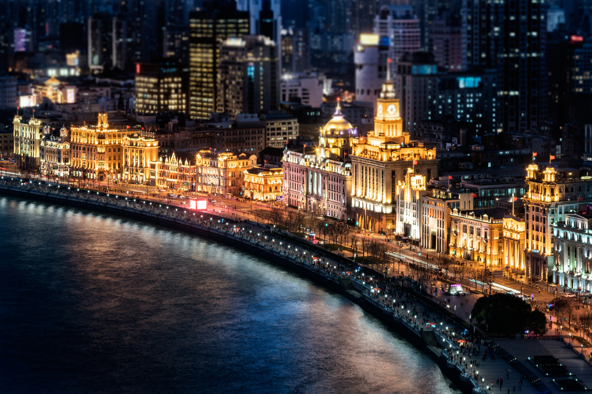 szanghaj chiny shanghai bund